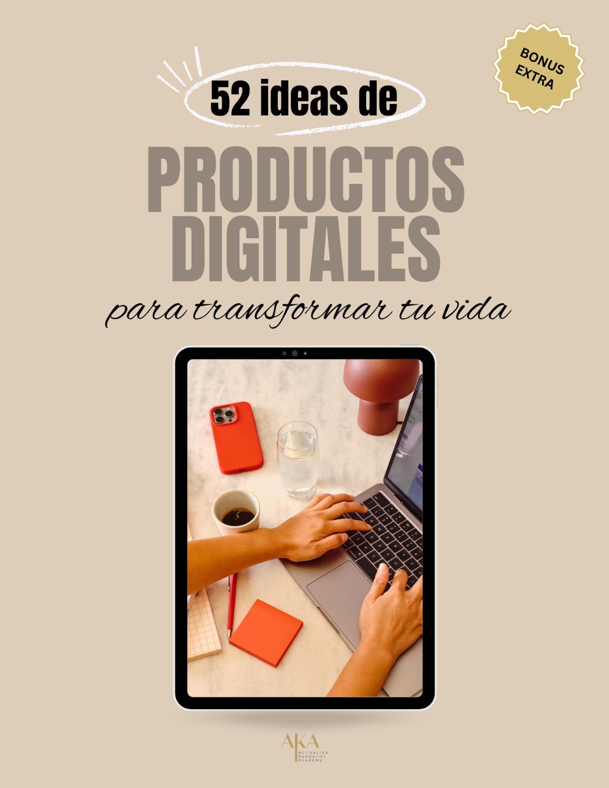 52 Ideas de Productos Digitales